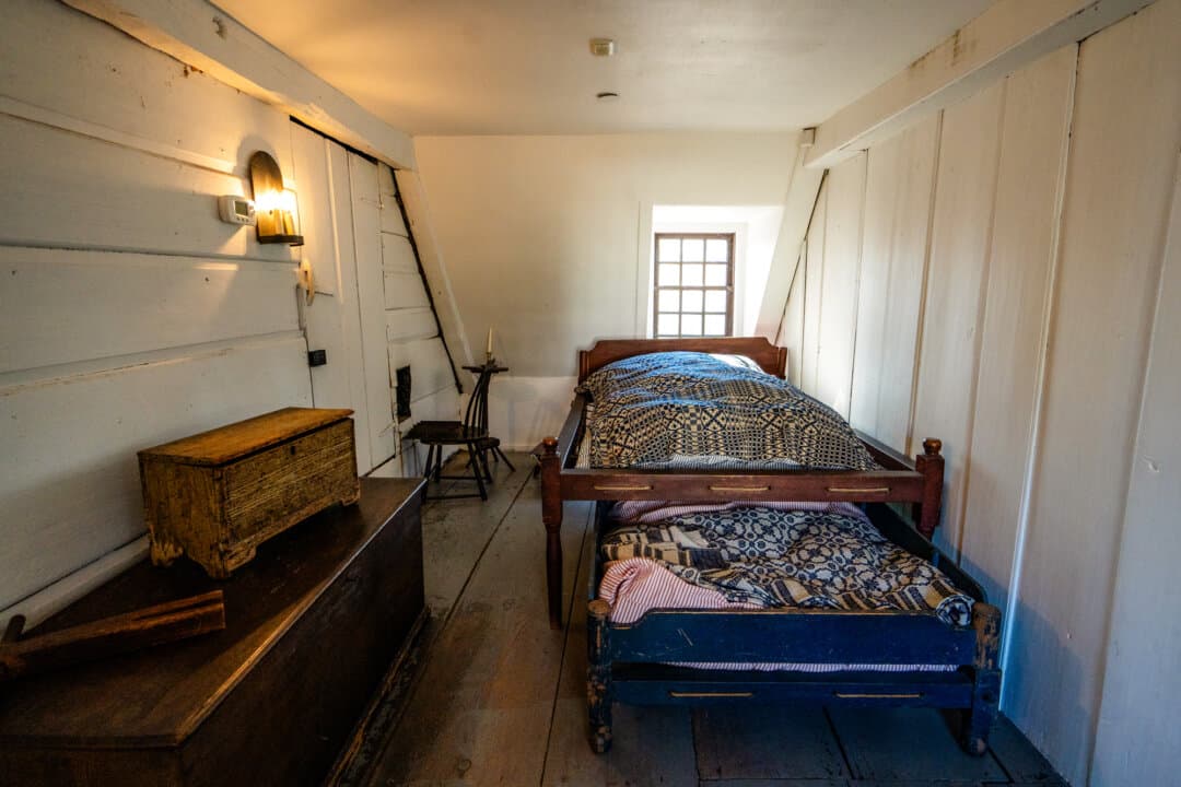 The Hancock-Clarke House in Lexington, Mass., on April 9, 2026. John Hancock and Samuel Adams were staying at the house, which was the home of the Rev. Jonas Clarke, when Paul Revere arrived with his warning. (Samira Bouaou/The Epoch Times)