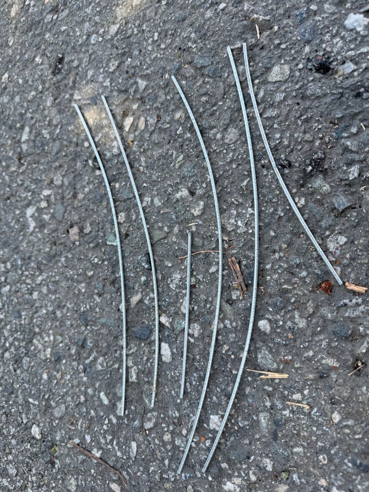 The iron rods the assailant allegedly used to attack May Zhang, <span style="font-weight: 400;">in the City of Industry, Calif., on </span>April 19, 2026. (The Epoch Times)