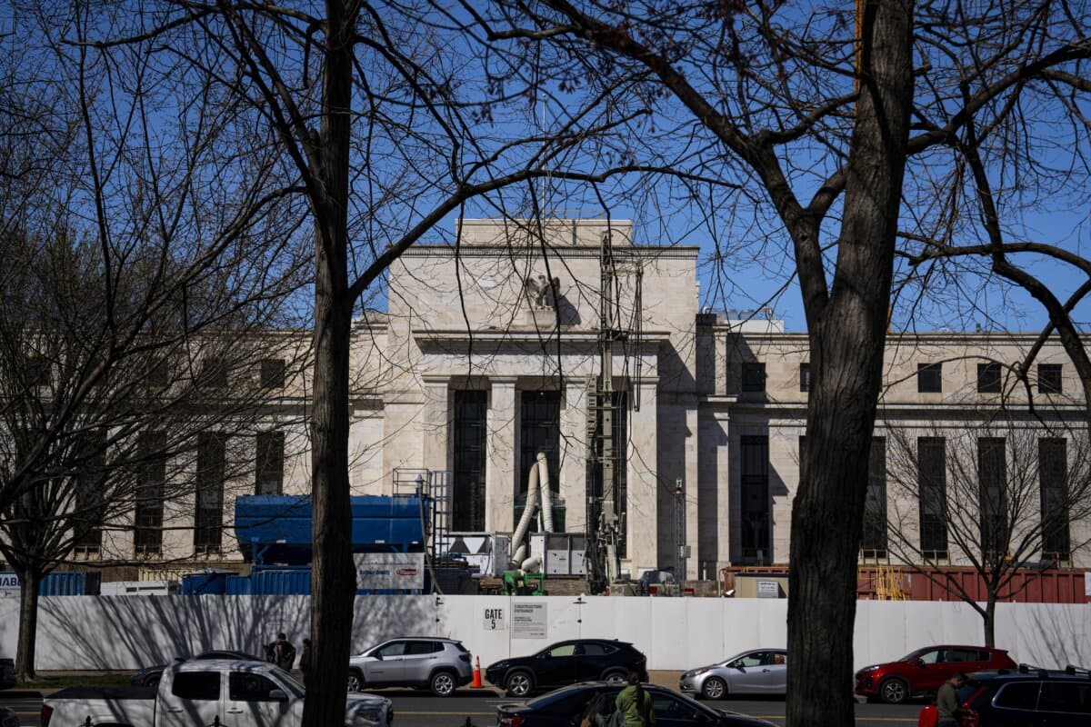 The Federal Reserve in Washington on March 25, 2024. (Madalina Vasiliu/The Epoch Times)