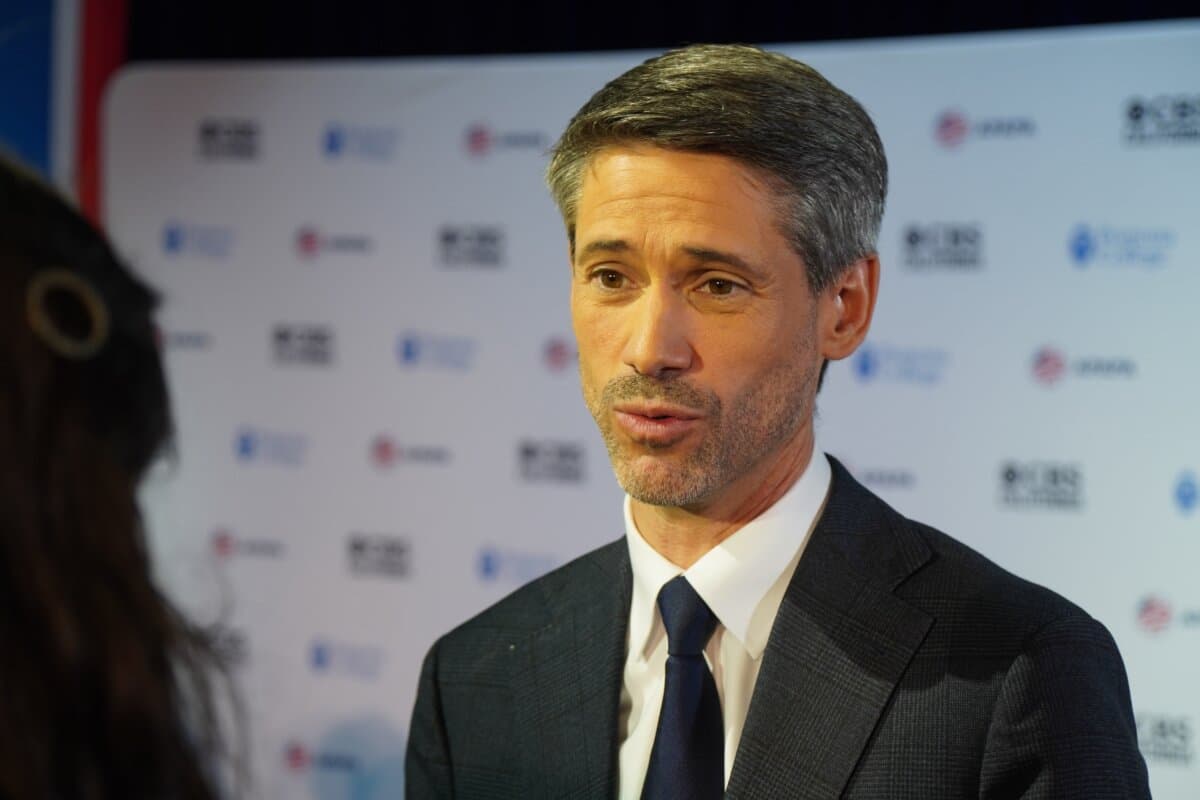 California gubernatorial candidate San Jose Mayor Matt Mahan answers questions following a CBS-hosted debate at Bridges Auditorium at Pomona College in Claremont, Calif., on April 28, 2026. (Brad Jones/The Epoch Times)