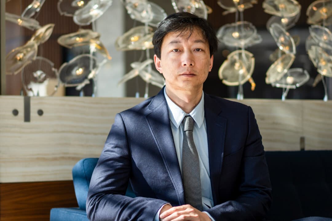 Gao Pu in Washington on Feb. 5, 2026. In May 2025, Chinese authorities jailed his parents, Gao Quanfu and Pang Yu, who led the Light of Zion Church in Xi’an, China. (Madalina Kilroy/The Epoch Times)