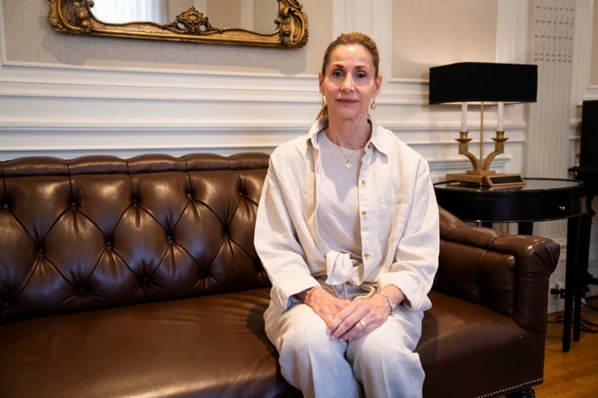 Kathleen Leber, dermatologist in Tampa, Fla., after watching the screening of the documentary “Silent Harvest: The Courage to Speak Up,” in Washington on May 16, 2026. (Madalina Kilroy/The Epoch Times)