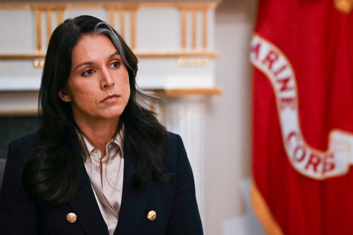 Director of National Intelligence Tulsi Gabbard in Washington on Dec. 2, 2025. (Andrew Caballero-Reynolds/AFP via Getty Images)