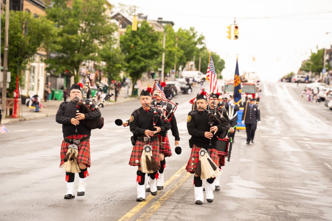 Memorial Day Parade in the city of Newburgh, N.Y., on May 25, 2026. (Larry Dye/The Epoch Times)
