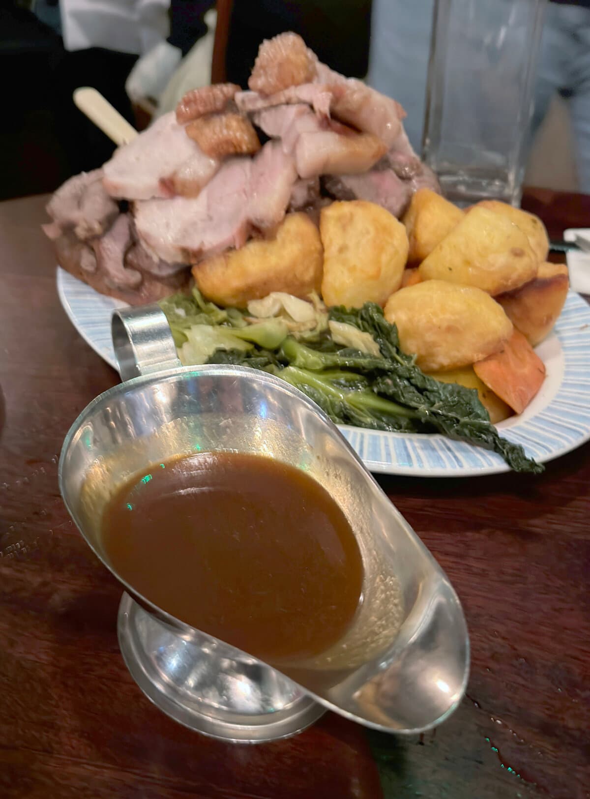Sunday roast, with gravy, served at Blacklock City. (Alan Behr/TNS)