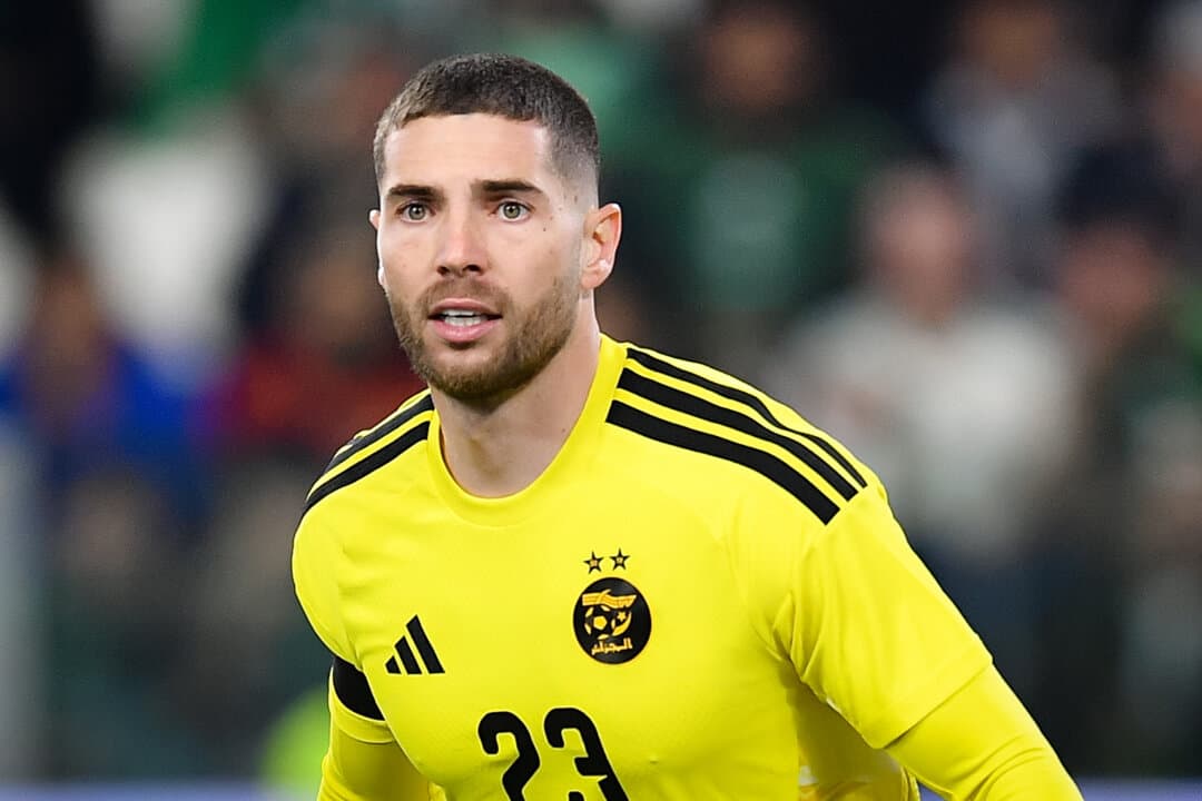 (Left) Luca Zidane of Algeria in action during an international friendly match between Algeria and Uruguay in Turin, Italy, on March 31, 2026. Zidane, the son of Zinedine Zidane, the French star player at the 1998 World Cup, chose to represent Algeria at the 2026 World Cup. (Right) Morocco's Ayyoub Bouaddi (No. 6) looks on ahead of the friendly football match between Morocco and Madagascar at the Prince Moulay Abdellah Stadium in Rabat, Morocco, on June 2, 2026. Bouaddi was born in France but chose to represent Morocco. (Valerio Pennicino/Getty Images, Abdel Majid Bziouat / AFP via Getty Images)