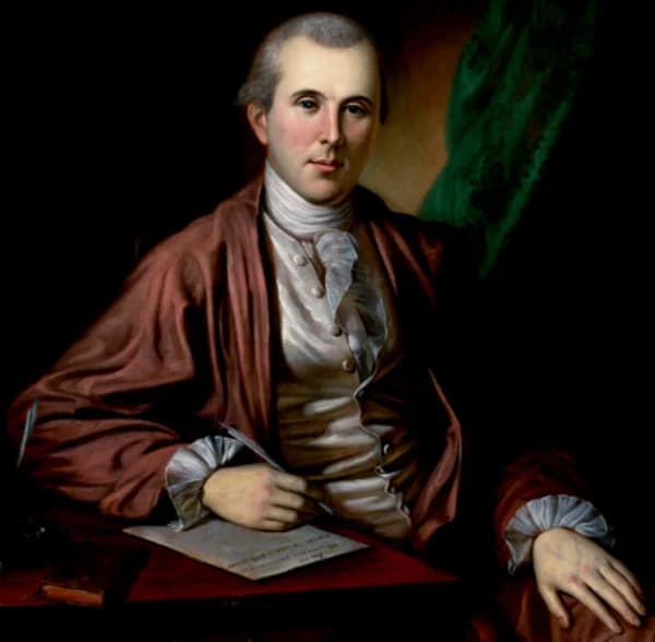 A portrait of Founding Father and physician Benjamin Rush, 1783, by Charles Willson Peale. (Public Domain)