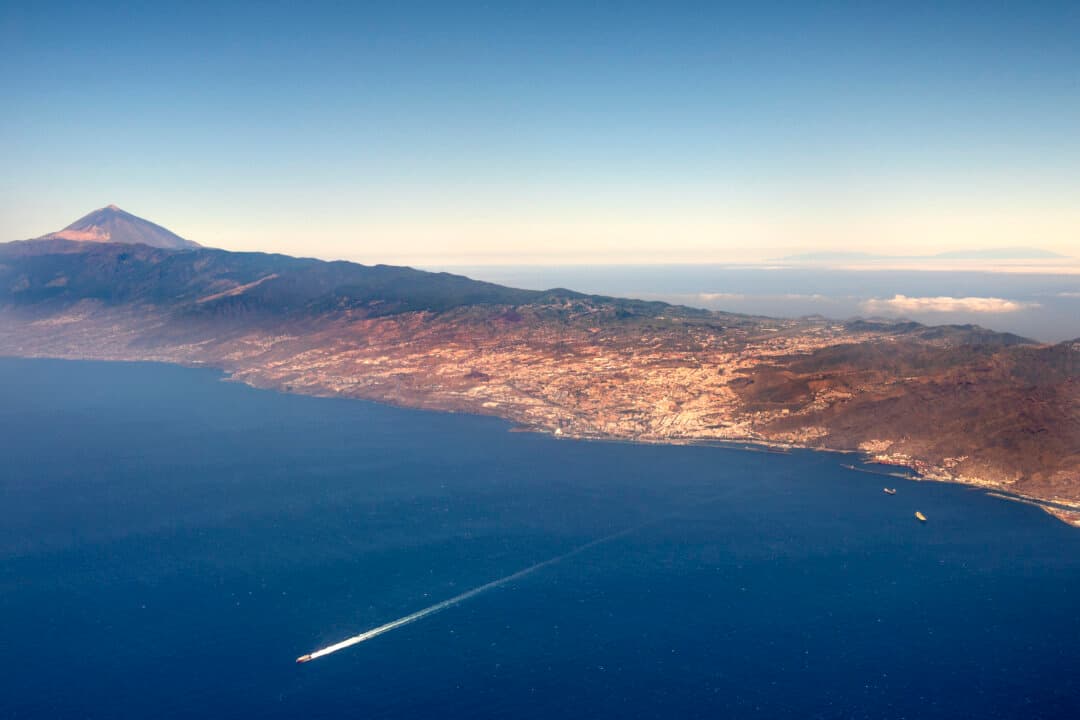 Mount Teide is Spain's highest point at over 3,700 meters, on Tenerife, in Spain's Canary Islands, on June 11, 2026. (Jorge Guerrero/AFP via Getty Images)