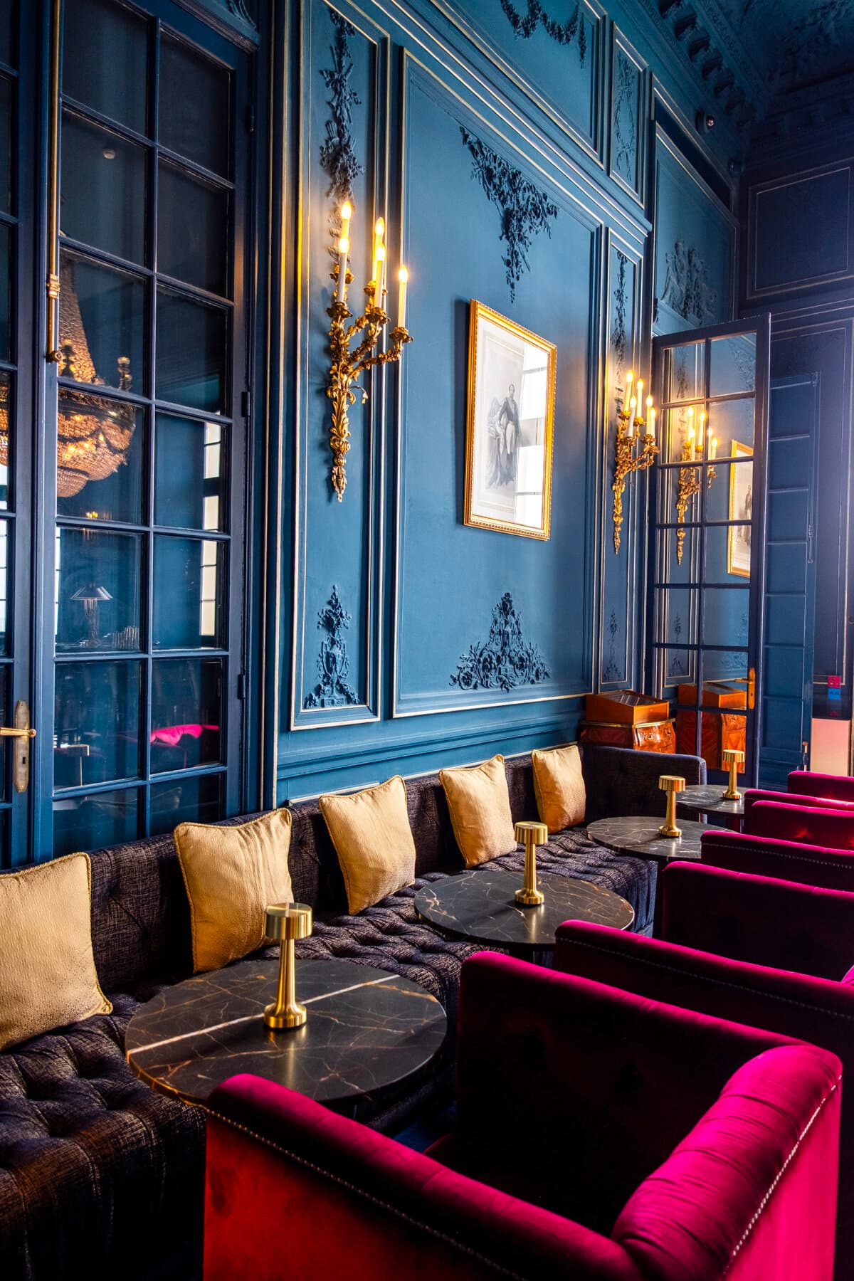 Bar Napoléon III at Hotel du Palais Biarritz. (Benjamin Myers/TNS)