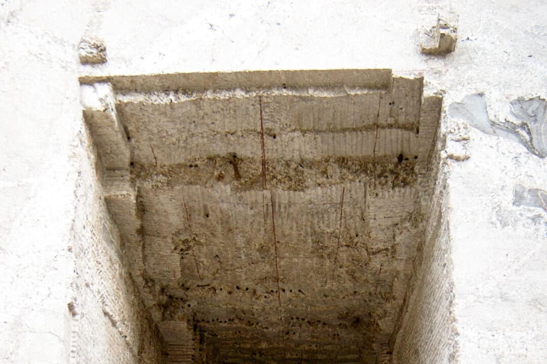 The unfinished Hall of Records, located near the top of Mount Rushmore, in a crag behind Abraham Lincoln's head, near Keystone, S.D., in this file photo. Inside, a vault holds panels inscribed with information about the monument. (Rachel.miller727/Public Domain)