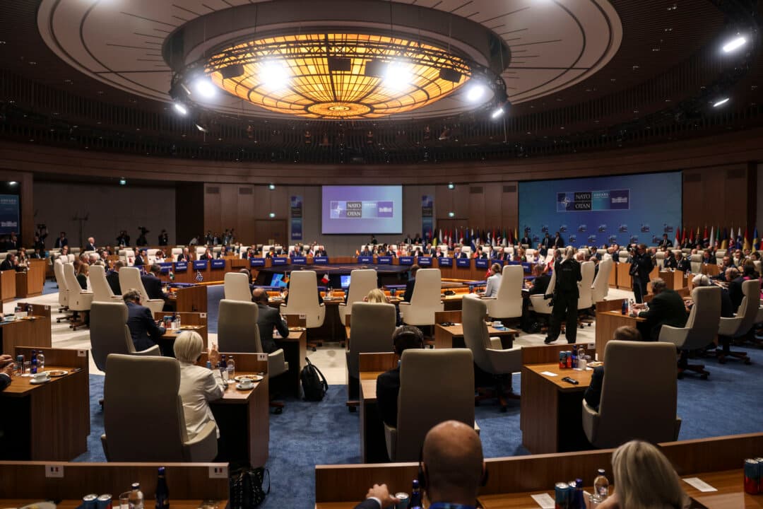 NATO summit in Ankara, Turkey, on July 8, 2026. Leaders from NATO's 32 countries, plus NATO allies, gathered in the Turkish capital to discuss a range of issues involving spending targets, defense industrial production, and support for Ukraine, among other topics. (Burak Kara/Getty Images)