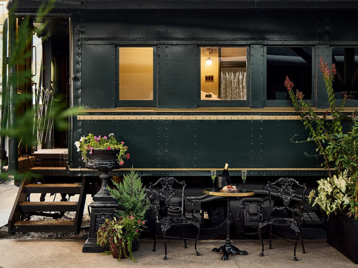 Renovated sleeping cars at the Hotel Chalet. (Hotel Chalet/TNS)