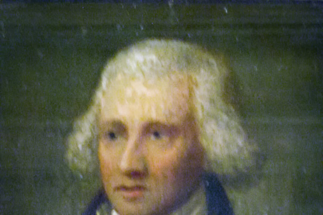 (Left) A portrait of inventor John Fitch by an unknown artist. Fitch clashed with fellow inventor James Rumsey over their competing steamboat designs in the late 18th century. (Right) A portrait of inventor James Rumsey, circa 1790, attributed to George William West. Rumsey and rival inventor John Fitch were both granted federal patents for their steamboat designs in 1791. (Courtesy of University of Kentucky via Kentucky Historical Society, pohick2/CC BY-SA 2.0)
