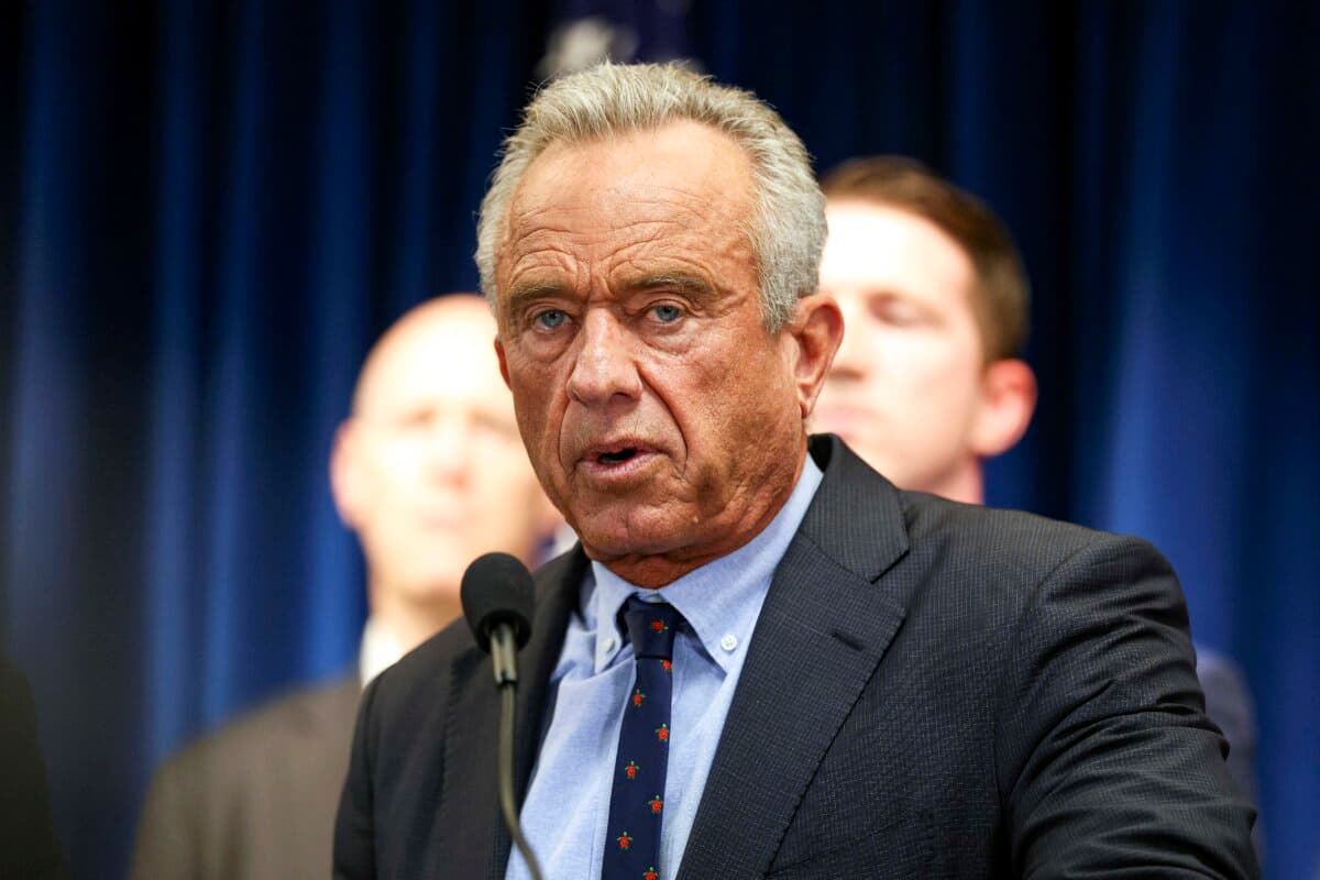 Health Secretary Robert F. Kennedy Jr. in Minneapolis on May 21, 2026. (David Berding/Getty Images)
