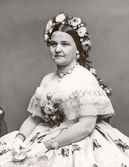 Mary Ann (née Todd) Lincoln. Long before entering the White House, she was a driving force behind her husband's political career. (Public Domain)