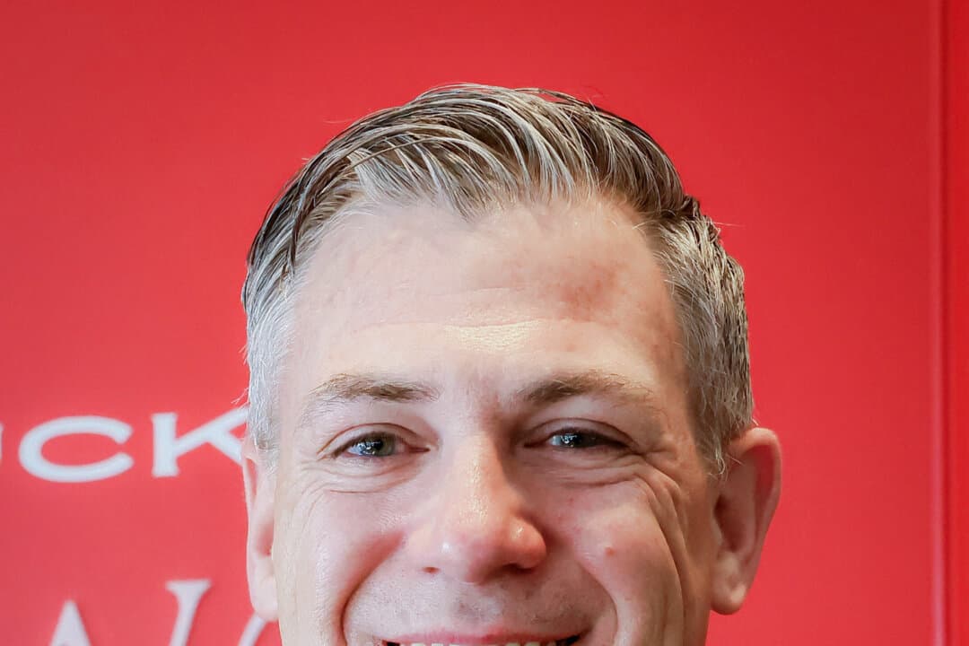 Sen. Jim Banks (R-Ind.) in Washington on April 21, 2026. (Paul Morigi/Getty Images for Puck)