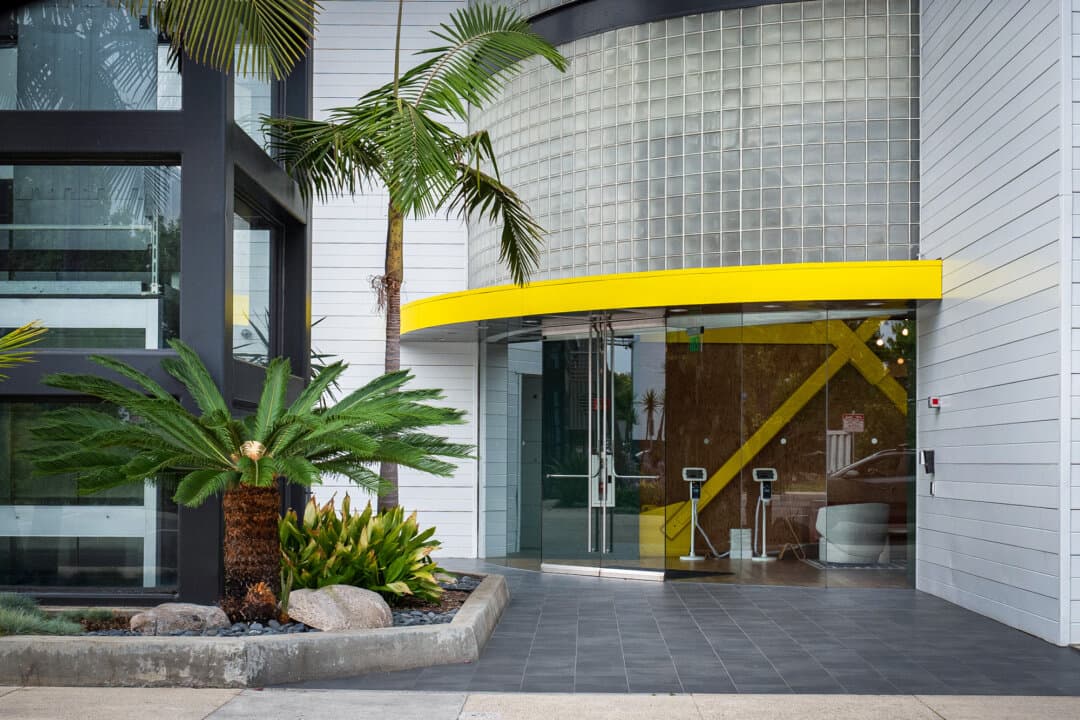 The offices of Snap Inc., the developers of the “Snapchat” application, in Santa Monica, Calif., on June 23, 2025. As Snapchat faces a torrent of civil lawsuits over alleged harm to young users, the social media giant has in recent years introduced features meant to protect against dangers such as illicit drug sales and sexploitation. (John Fredricks/The Epoch Times)