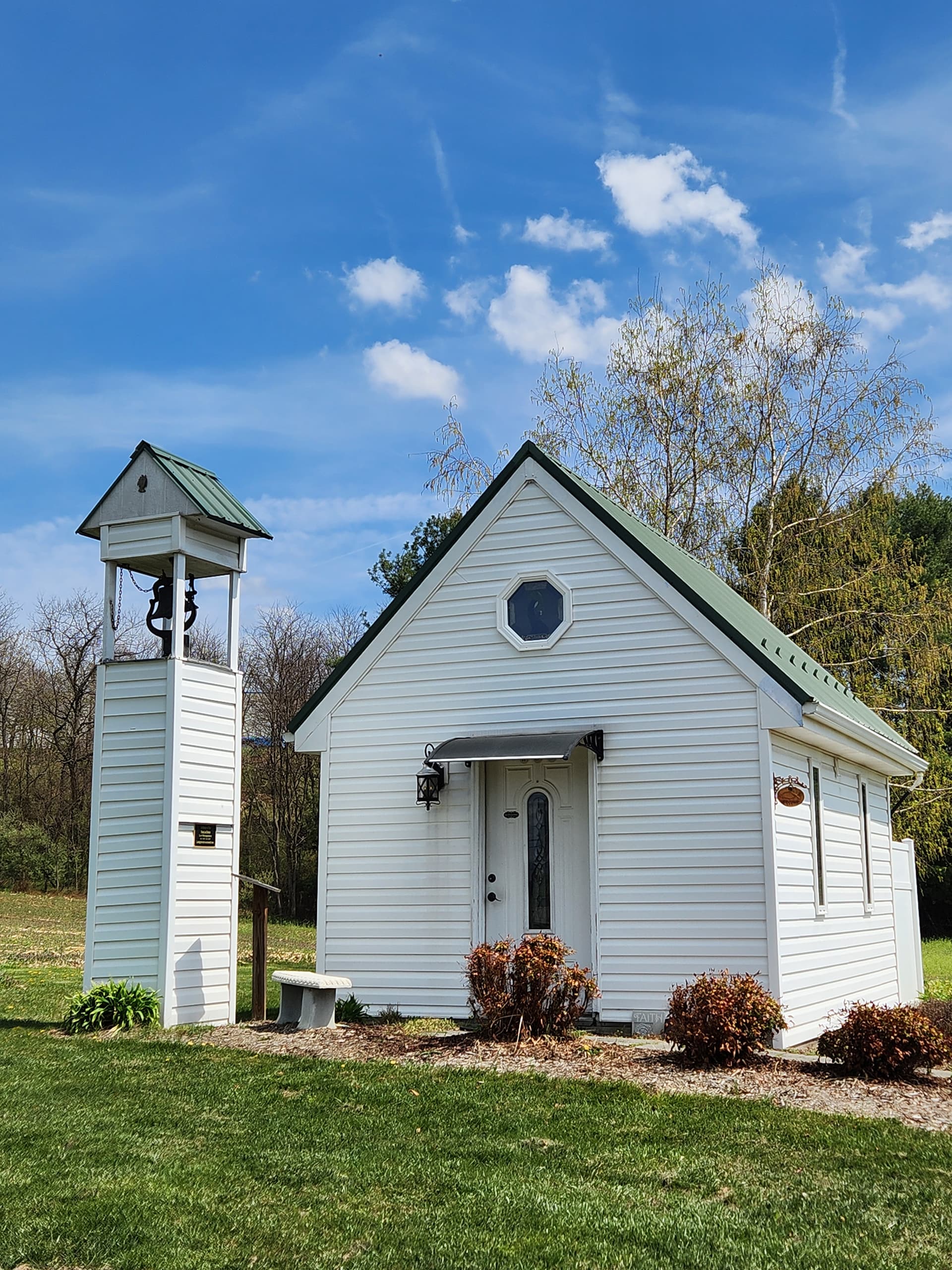 This tiny chapel just off the highway near Wytheville, Virginia, is a much-visited spot. (Myscha Theriault/TNS)