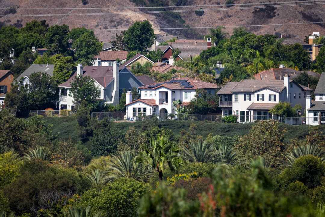 Homes in Ladera Ranch, Calif., on July 24, 2026. At a recent community meeting, Ladera residents spoke about their loved ones, taken early by cancer, or about their own diagnoses. (John Fredricks/The Epoch Times)