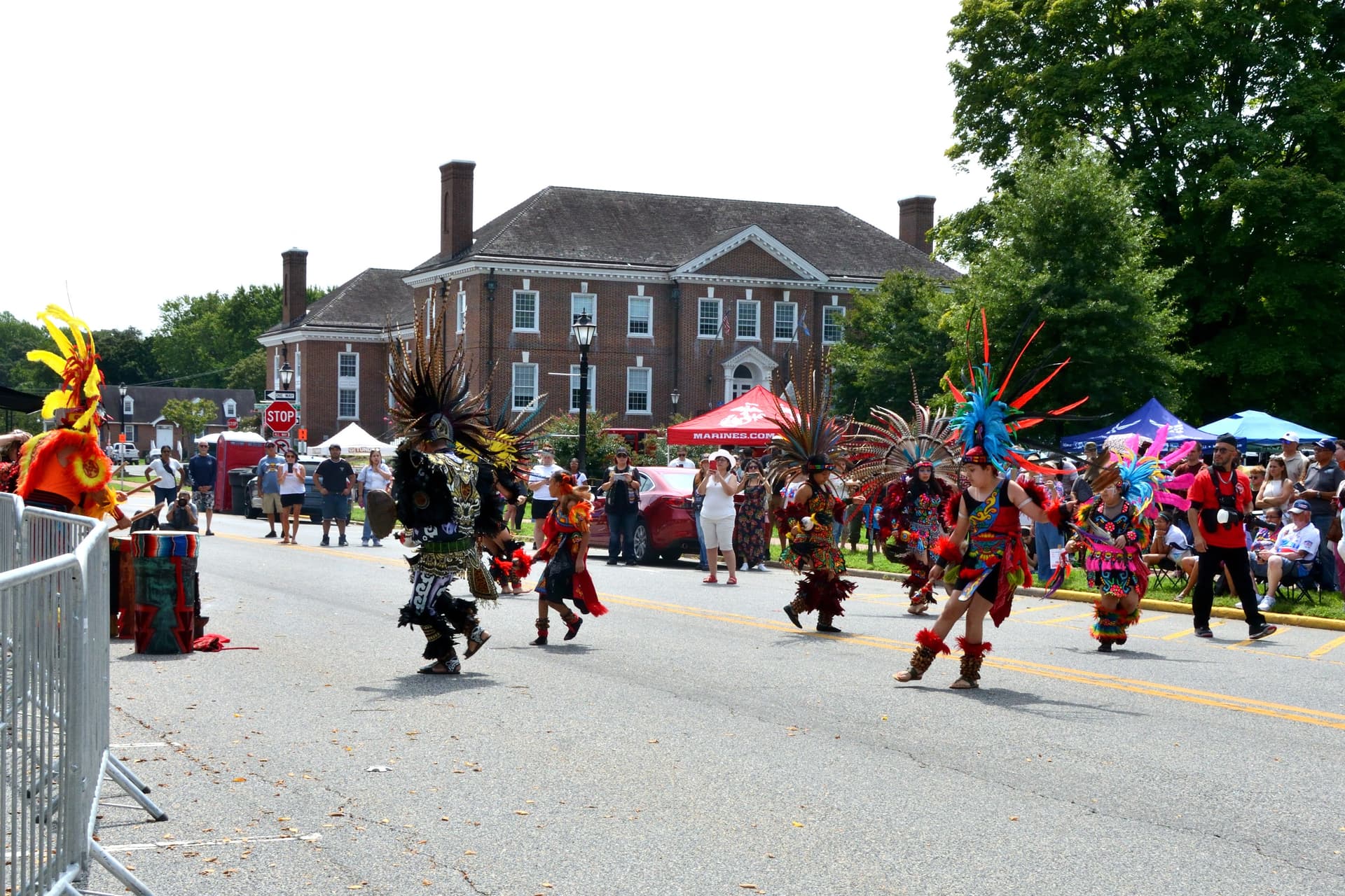 The fourth annual Baila Con Dover Latin Festival is held at the Green in historic downtown Dover, Del., on Aug. 29, 2026. (Frank Liang/The Epoch Times)