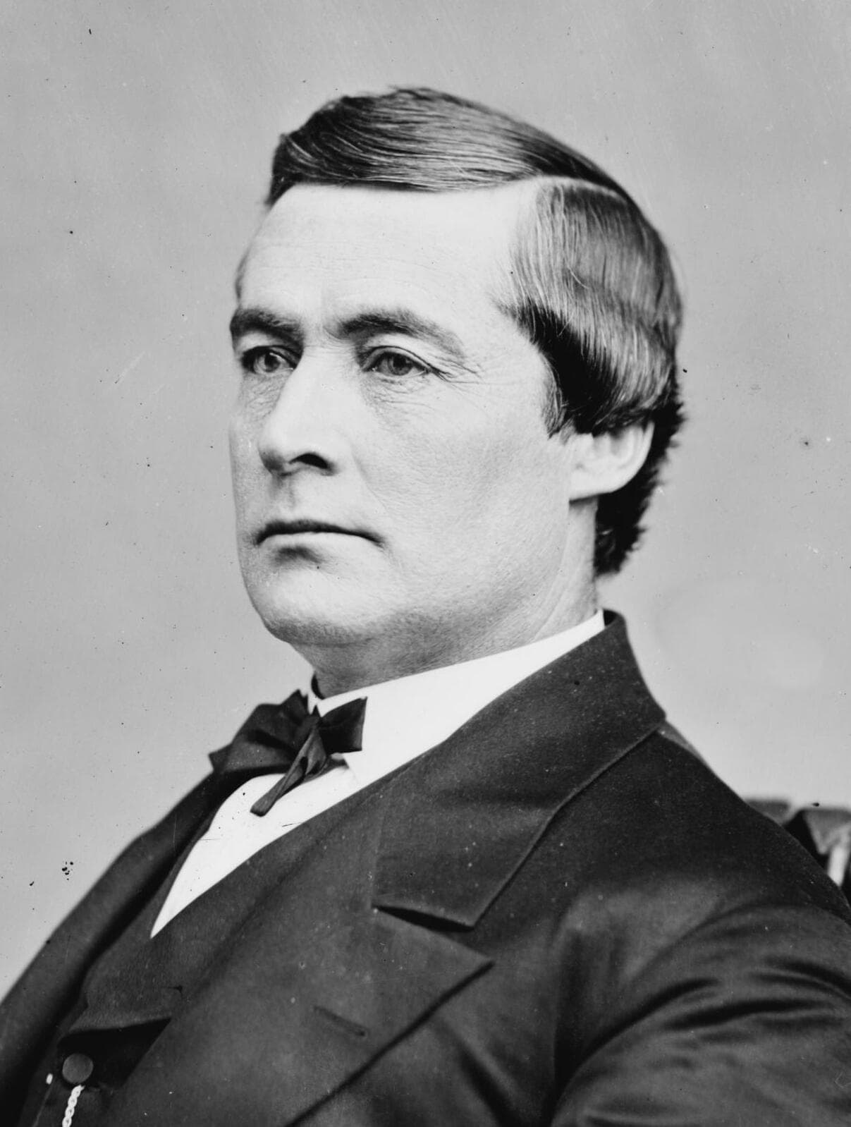 Sen. Edmund G. Ross of Kansas cast a decisive vote against convicting President Andrew Johnson in 1868. (Public Domain)