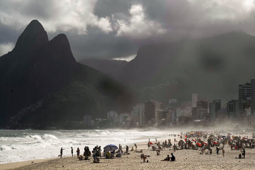 Ipanema beach, in Rio de Janeiro, Brazil, on Sept. 2, 2026. (Mauro Pimentel/AFP via Getty Images)