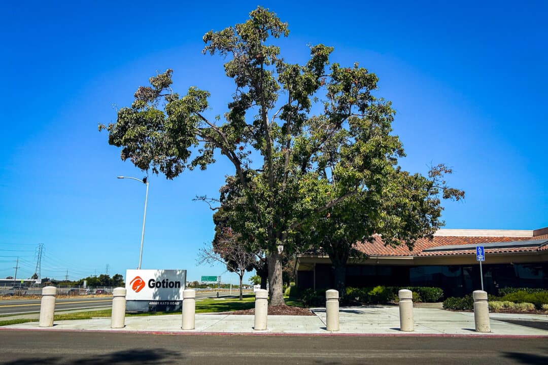 The headquarters of Gotion Inc., in Fremont, Calif., on Aug. 26, 2026. The company is a subsidiary of Chinese battery maker Gotion High-Tech. (Dylan Morgan/The Epoch Times)