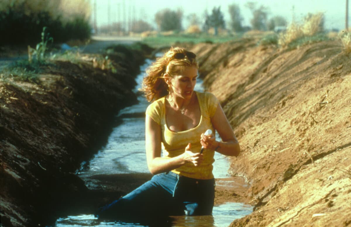Erin Brockovich (Julia Roberts), in “Erin Brockovich.” (Universal Pictures/MovieStillsDB)