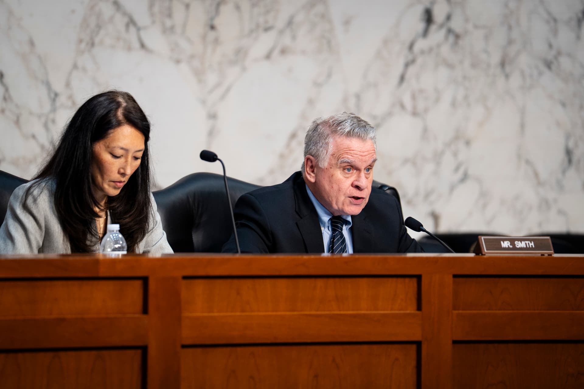 Congressional-Executive Commission on China Chairman Chris Smith (R-N.J.) speaks during a hearing on Capitol Hill in Washington on Sept. 22, 2026. (Madalina Kilroy/The Epoch Times)