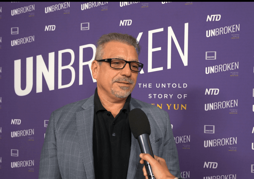 Podcaster Terry Newsome said the documentary made him interested in seeing Shen Yun for the first time. (NTD)