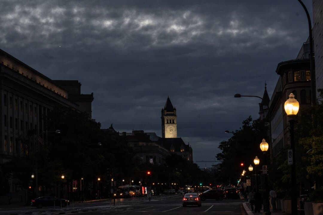 The Waldorf Astoria hotel in Washington on Sept. 23, 2026. (Samira Bouaou/The Epoch Times)