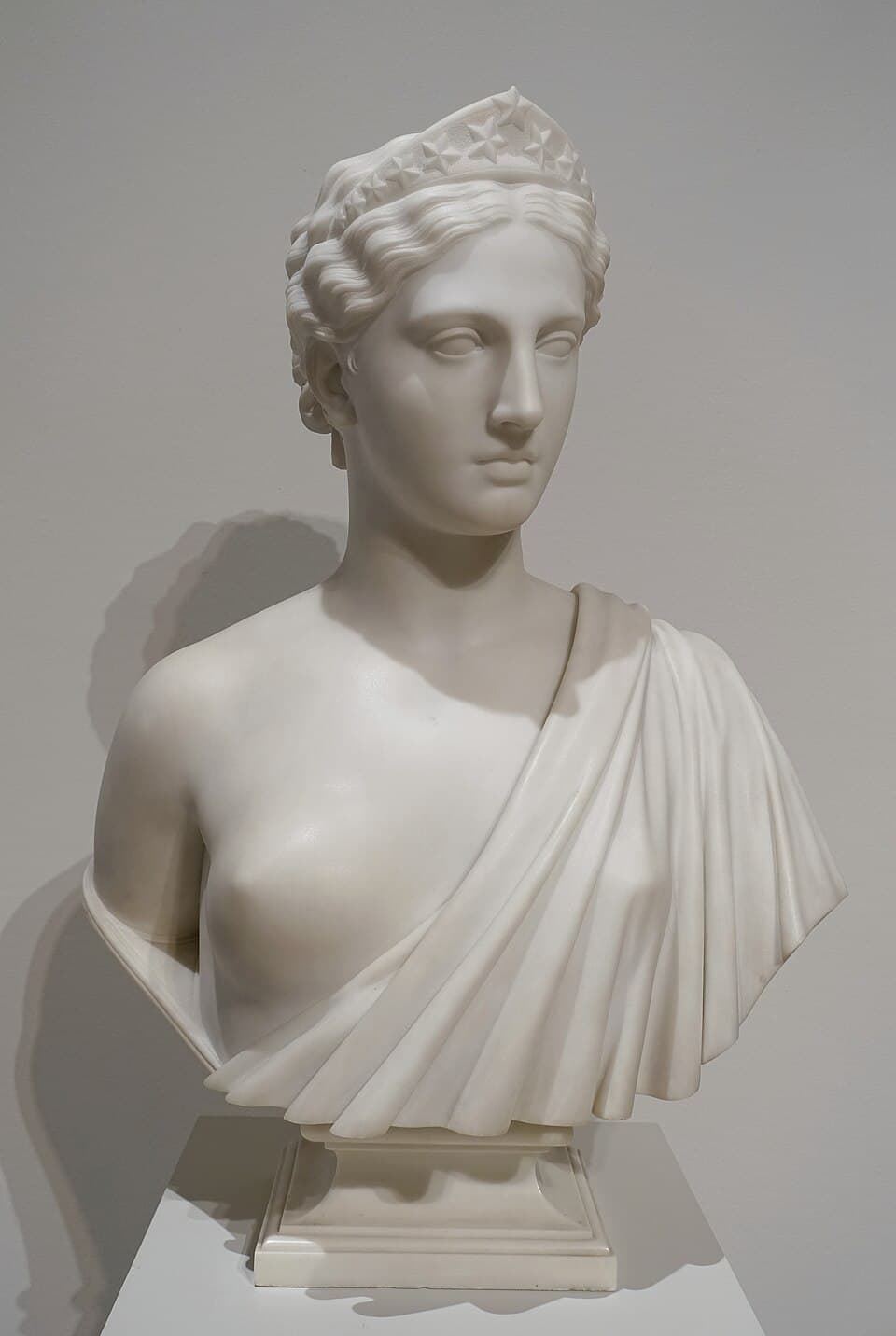 "America," 1860, by Hiram Powers. (Public Domain)
