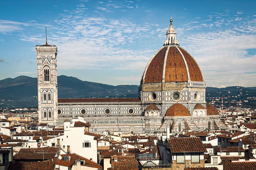 The Cathedral of Santa Maria del Fiore, in Florence, Italy, on Dec. 3, 2025. Florence was the center of the Italian Renaissance. (Luyi Liu/The Epoch Times)