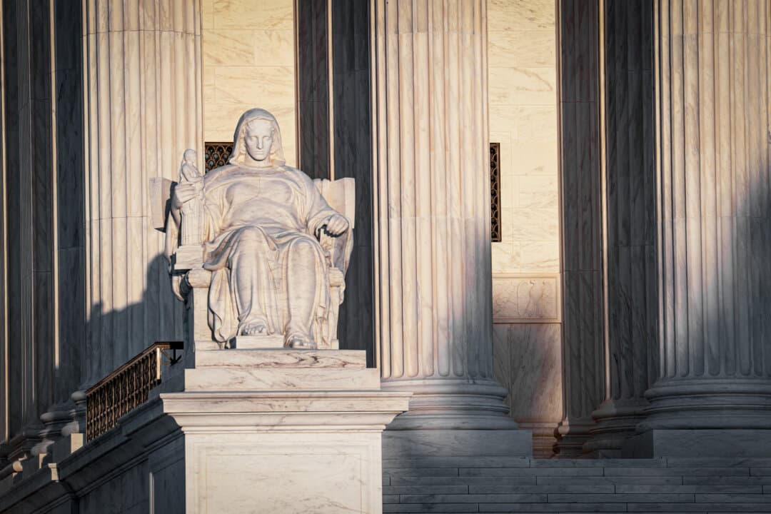The Supreme Court in Washington on Sept. 14, 2026. (Madalina Kilroy/The Epoch Times)