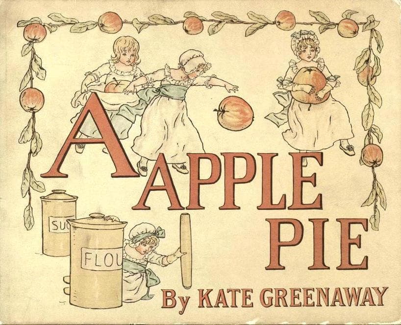 Kate Greenaway illustrated books that taught children to read, a burgeoning industry in the late 19th century. (Public Domain)