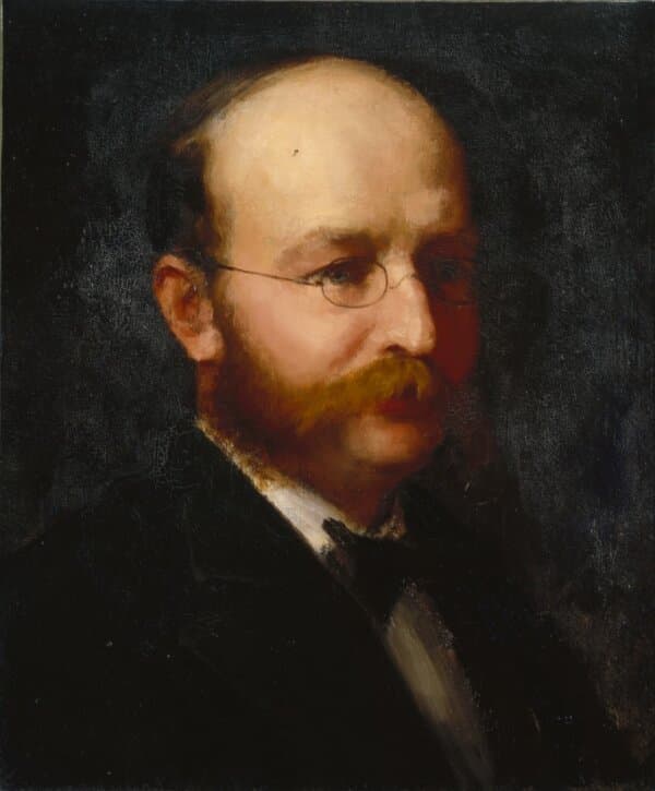 A portrait of John Knowles Paine, circa 1885, by Caroline Cranch. (Public Domain)