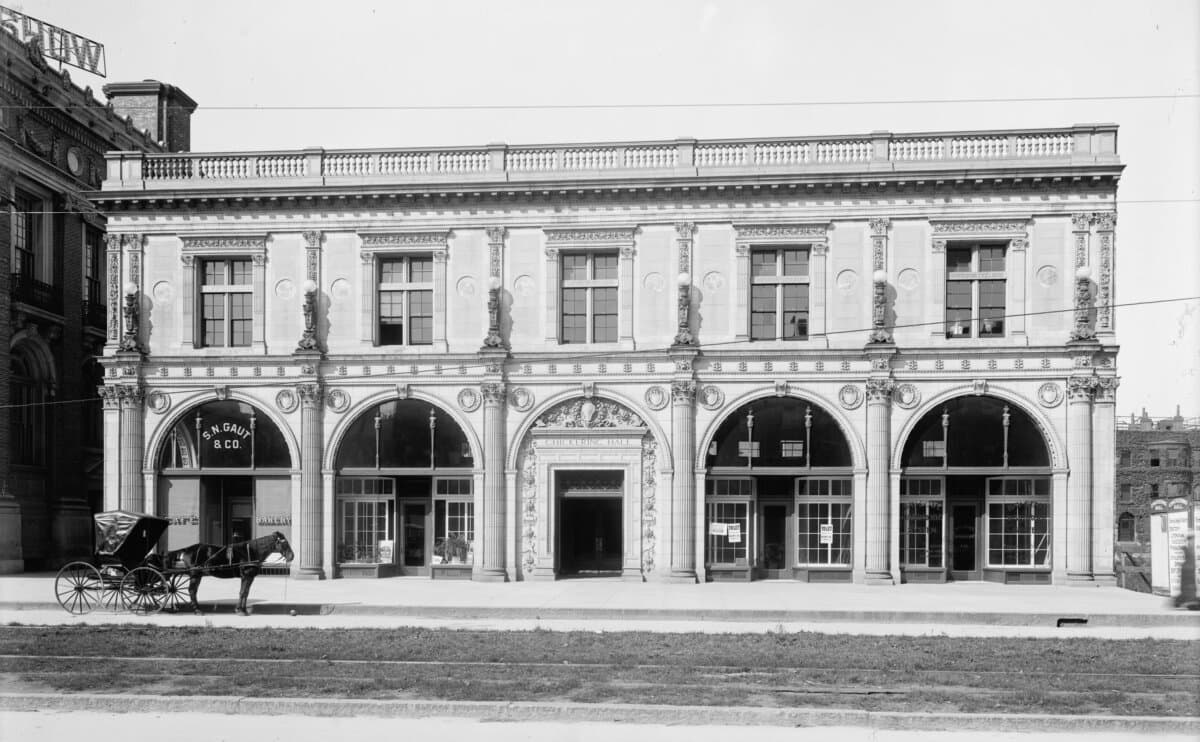 Chickering Hall, site of the 1903 premiere of “Azara.” (Public Domain)