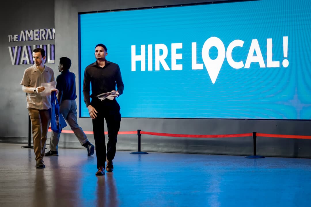 Job seekers attend the JobNewsUSA South Florida Job Fair in Sunrise, Fla., on Sept. 25, 2026. (Joe Raedle/Getty Images)