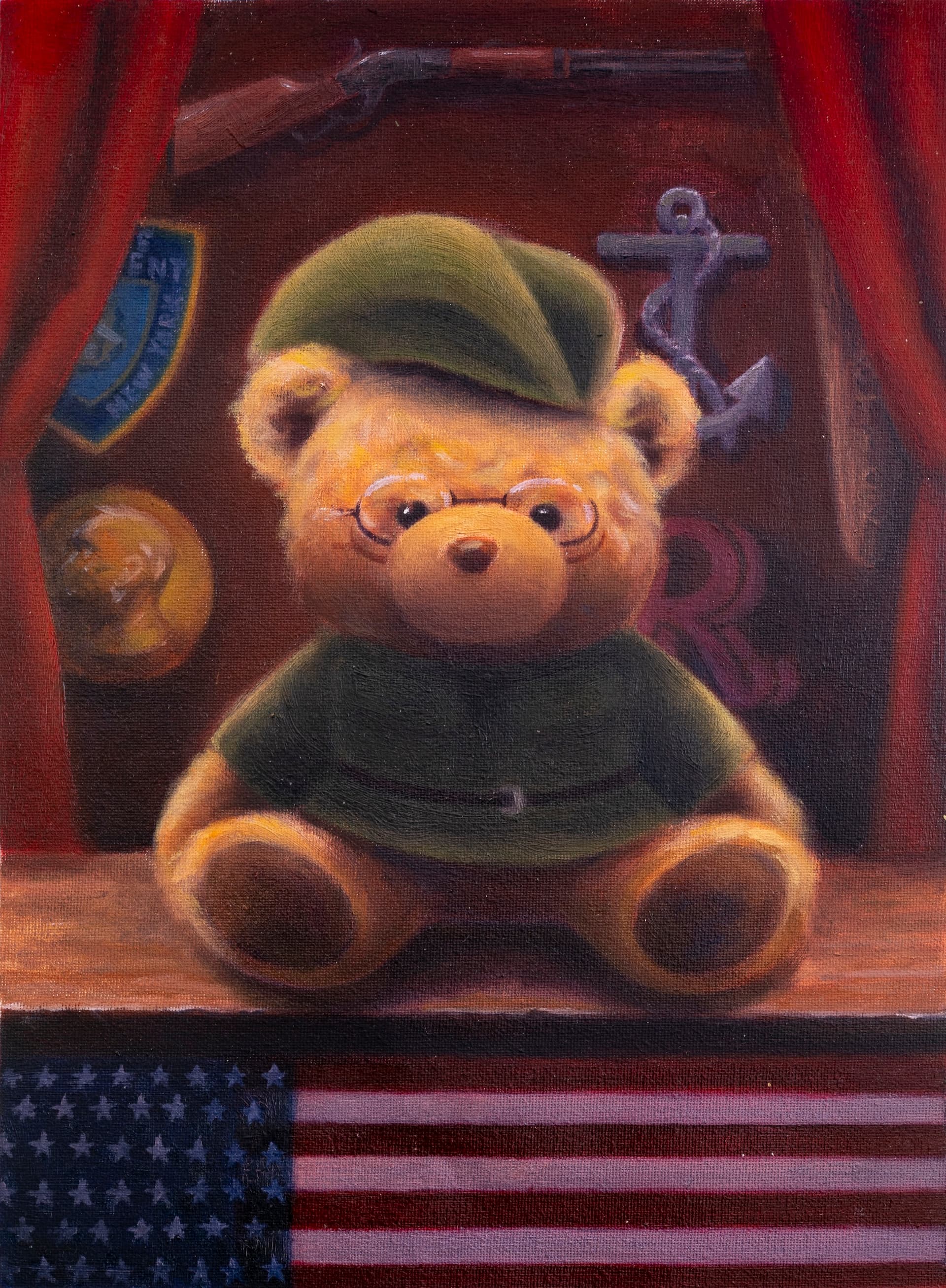 "Teddy" (oil on canvas): Maggie Jiang's award-winning portrayal of Theodore Roosevelt. (Courtesy of Maggie Jiang)