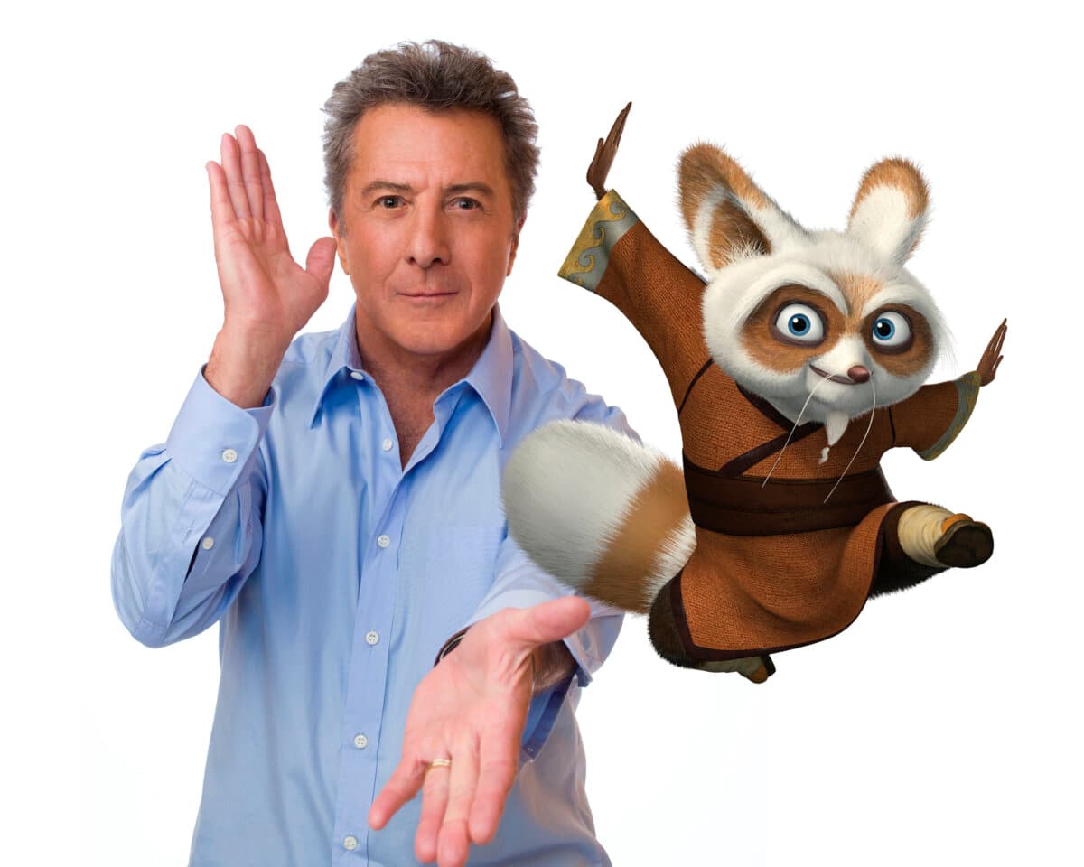 Master Shifu (Dustin Hoffman) in a publicity still for "Kung Fu Panda." (DreamWorks Pictures)