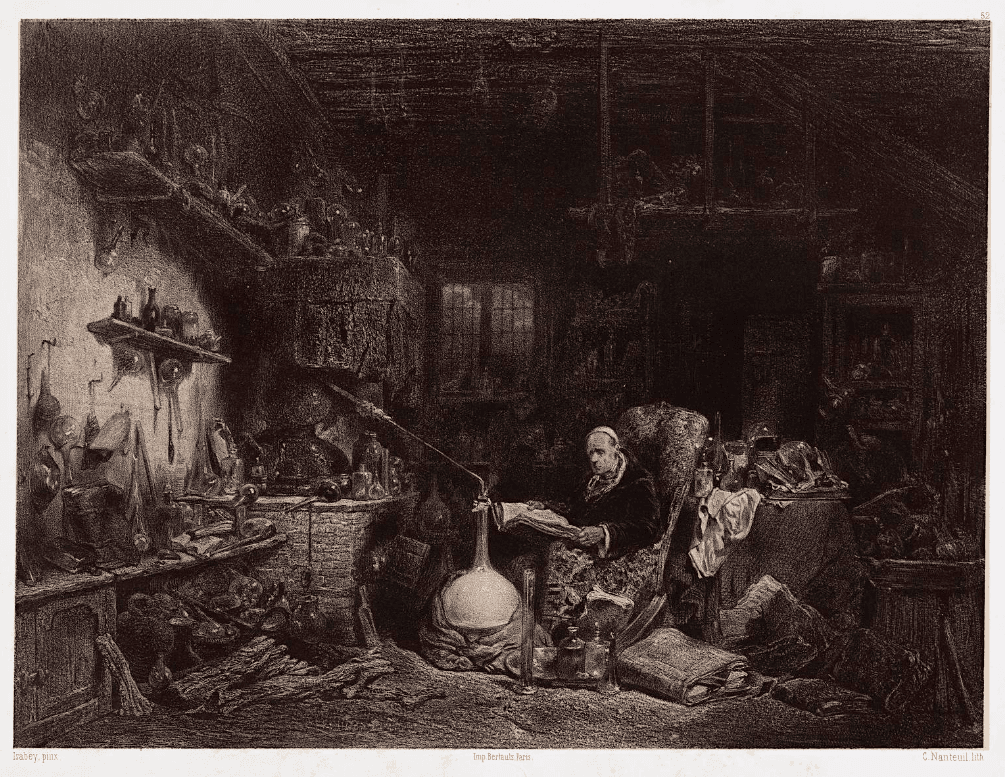 "The Alchemist," circa 1850, by Celestin Nanteulil. Inside the laboratory where scientific ambition takes root among the poisons. (Mark Cartwright/CC BY-SA)